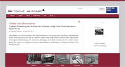 Desktop Screenshot of kritische-ausgabe.de